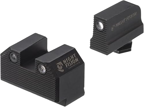 Night Fision Optics Ready Stealth .290-.313 - Juego de visión nocturna compatible con Glock 171934 diseñado para cotestigos inferiores 13 con
