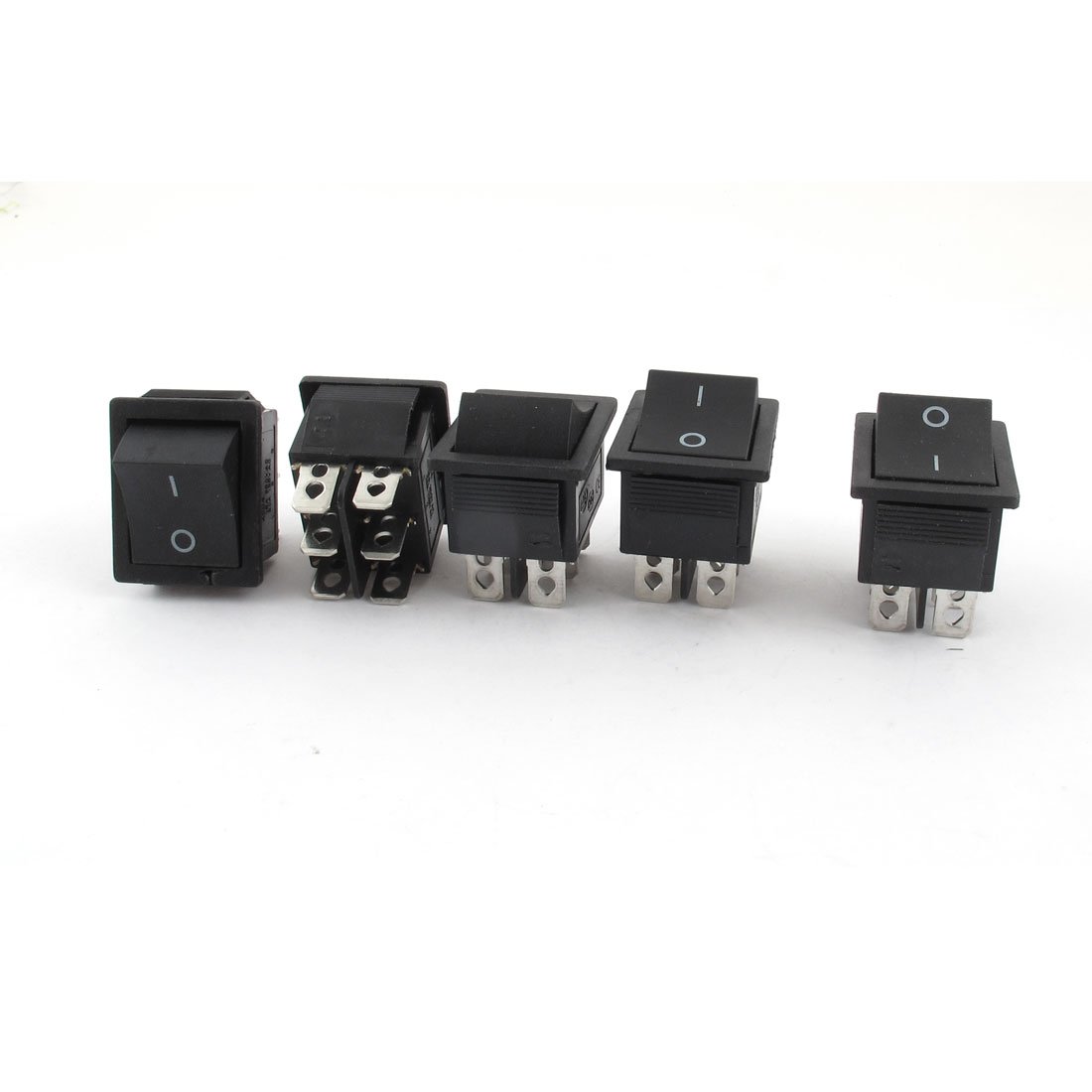 Aexit AC 15A/250V Control electrical AC 20A/125V 2 Position 6 Pin Boat Rocker Switch 5 Pcs