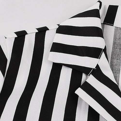 Image of 1950s Dresses for Women Vintage Rockabilly Retro Short Sleeve Tie Midi Dress Cocktail Party Evening Prom Gown