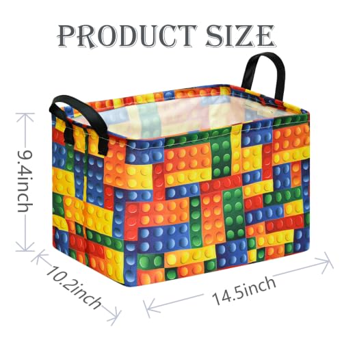 Image of Storage Basket Laundry Clothes Basket Laundry Hamper | Storage Box and Bins Gift Basket with Handles