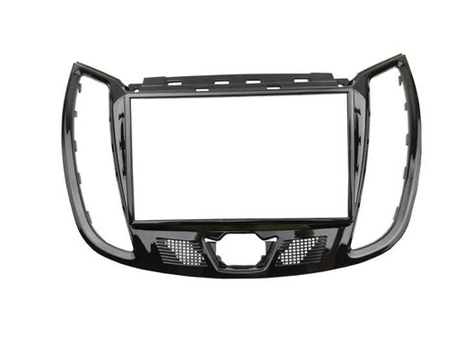 Fascia Marco Radio Coche Doble Marco Radio 2 DIN Estéreo GPS Reproductor DVD Panel Envolvente Audio Fascia para Ford para C-MAX 2010+ para Kuga 2013+ para Escape 2012+