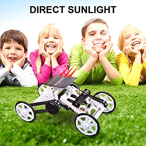 Stem Toy 4Wd Car Diy Climbing Vehicle Motor Car Educational Solar Powered Car Engineering Car For Kids&Teens, Science Building Toys, Gifts Toys For 6-12 Year Old Boys Girls #TOP2