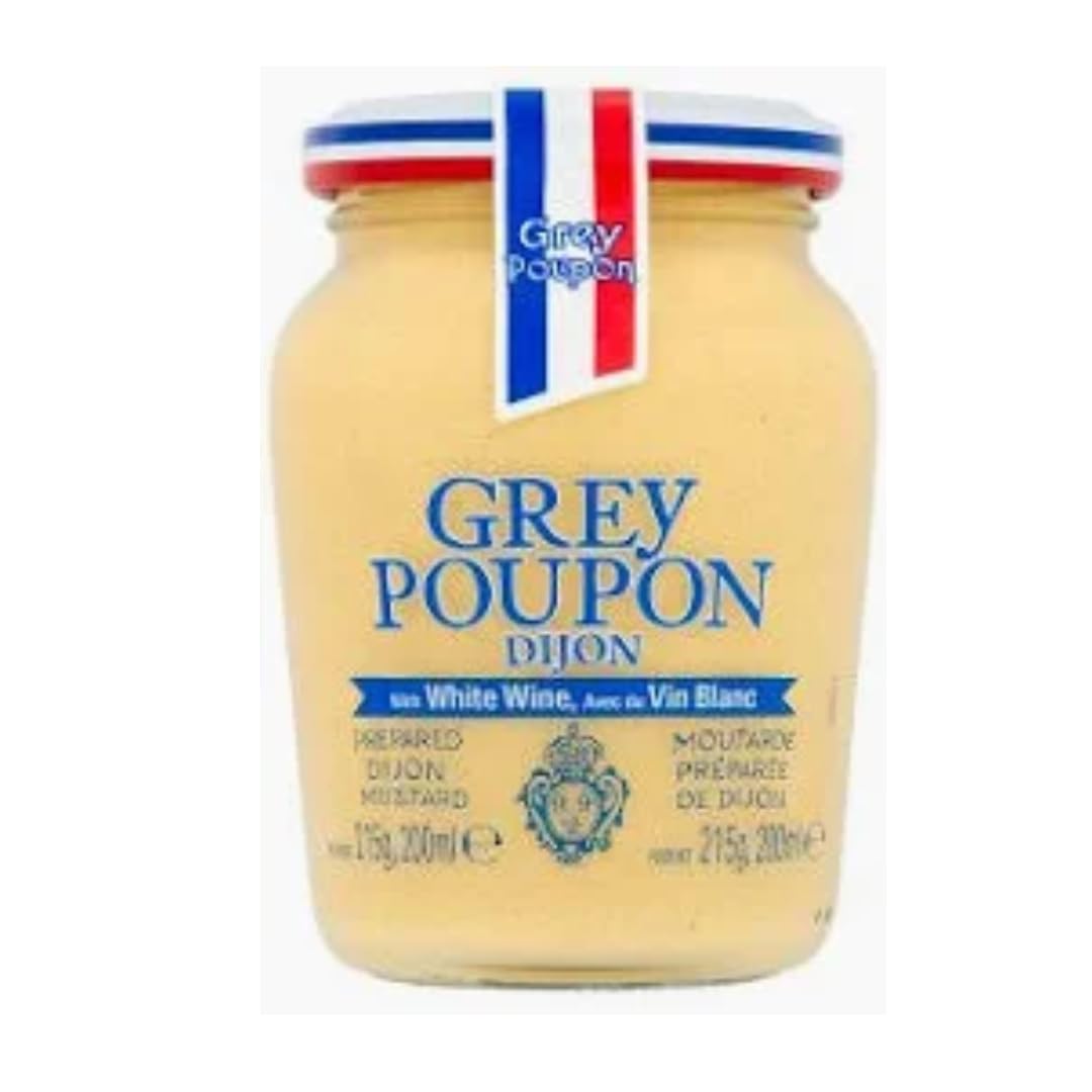 Grey Poupon Dijon I 215G I Made with White Wine Avecdu Vin Blanc I Great Taste I Pack of 1