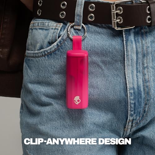 Image of Skullcandy Method 360 ANC Wireless Earbuds, Sound by Bose, Bluetooth Headphones, Premium Noise Cancelling, Up to 40 Hrs Battery, Sweat and Water Resistant, Microphone for iPhone Android - Crazy Pink