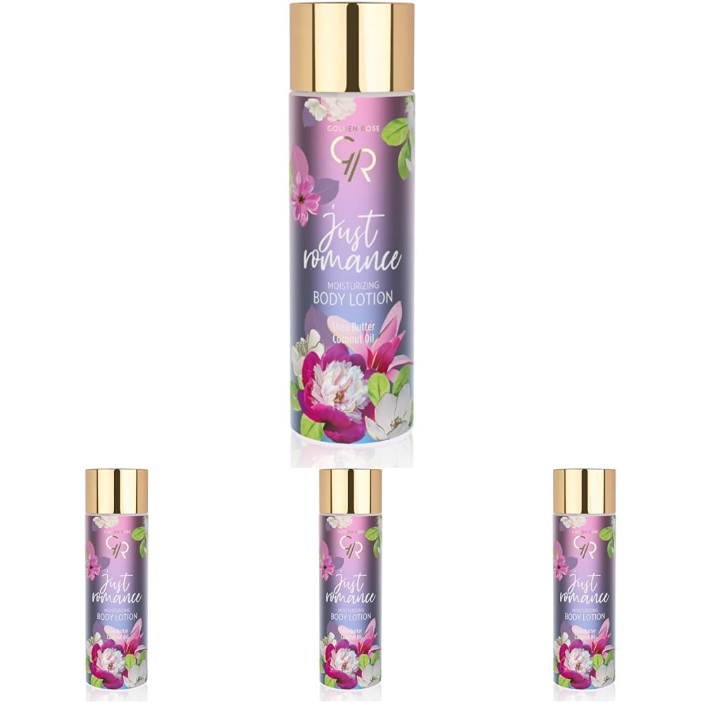 Golden Rose Body Lotion Vücut Losyonu (No: Just Romance, 250 ml) (4 paketi)