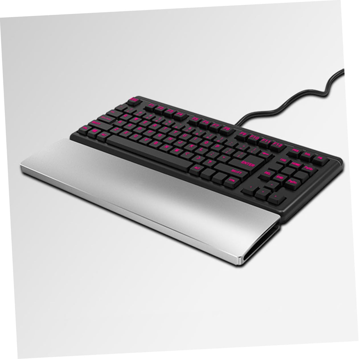 Handgelenkauflage für Mechanische Tastatur, 87 Tasten, Aluminiumlegierung
