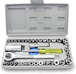 IUPPA 40pcs Spanner Socket Set Multifunctional Car Motorcycle ing Wrench Socket Set High Carbon Steel Hand Tools Kits Car ing Toolbox