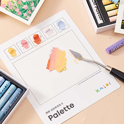 Kaco Kalor Oil Pastels Set, 48 Vibrant Colors Soft Pastels Oil Crayons For Artists Supplies Painting Drawing Kit For Kids, Beginners, Students, Teachers (48 Classic Colors) #TOP4