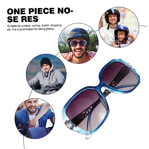 Gatuida Resin Material Cycling Es for Men and Women Fashion Sunglasses Uv Protective Blue Frame Gray Lenses4