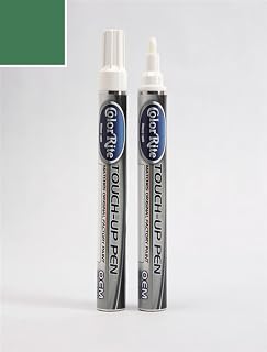 Pen Automotive Touch-up Paint for Nissan Altima - Flash Green Metallic Clearcoat J40 - Color+Clearcoat Package