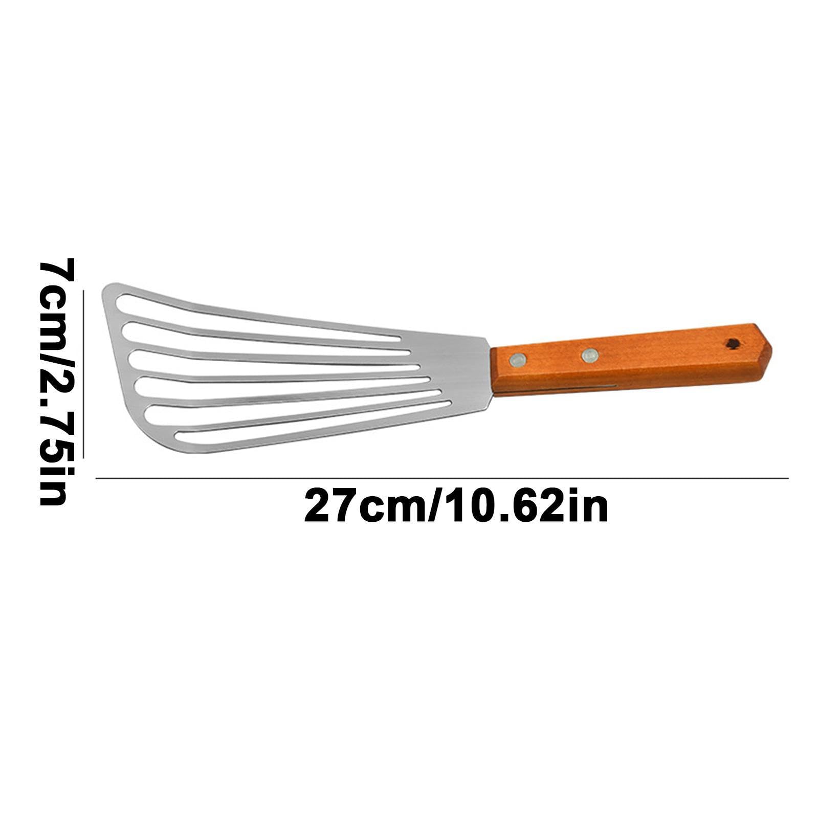 Spatola Per Pesce In Acciaio Inox 304 Con Manico Termoisolante E Superficie Scanalata – 94x20 Cm - 2