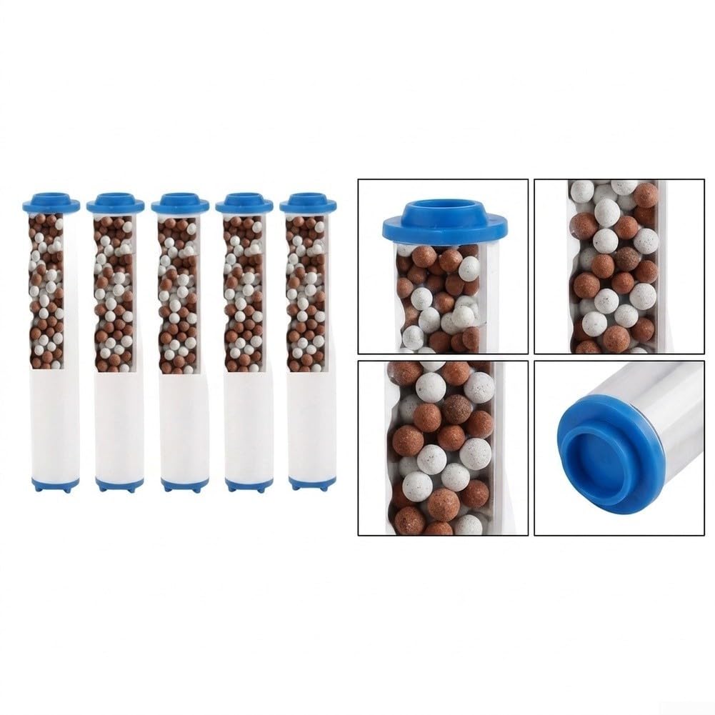 Recambios para filtro para ducha 5 Pack Instalación Sin Herramientas(5 Pieces)