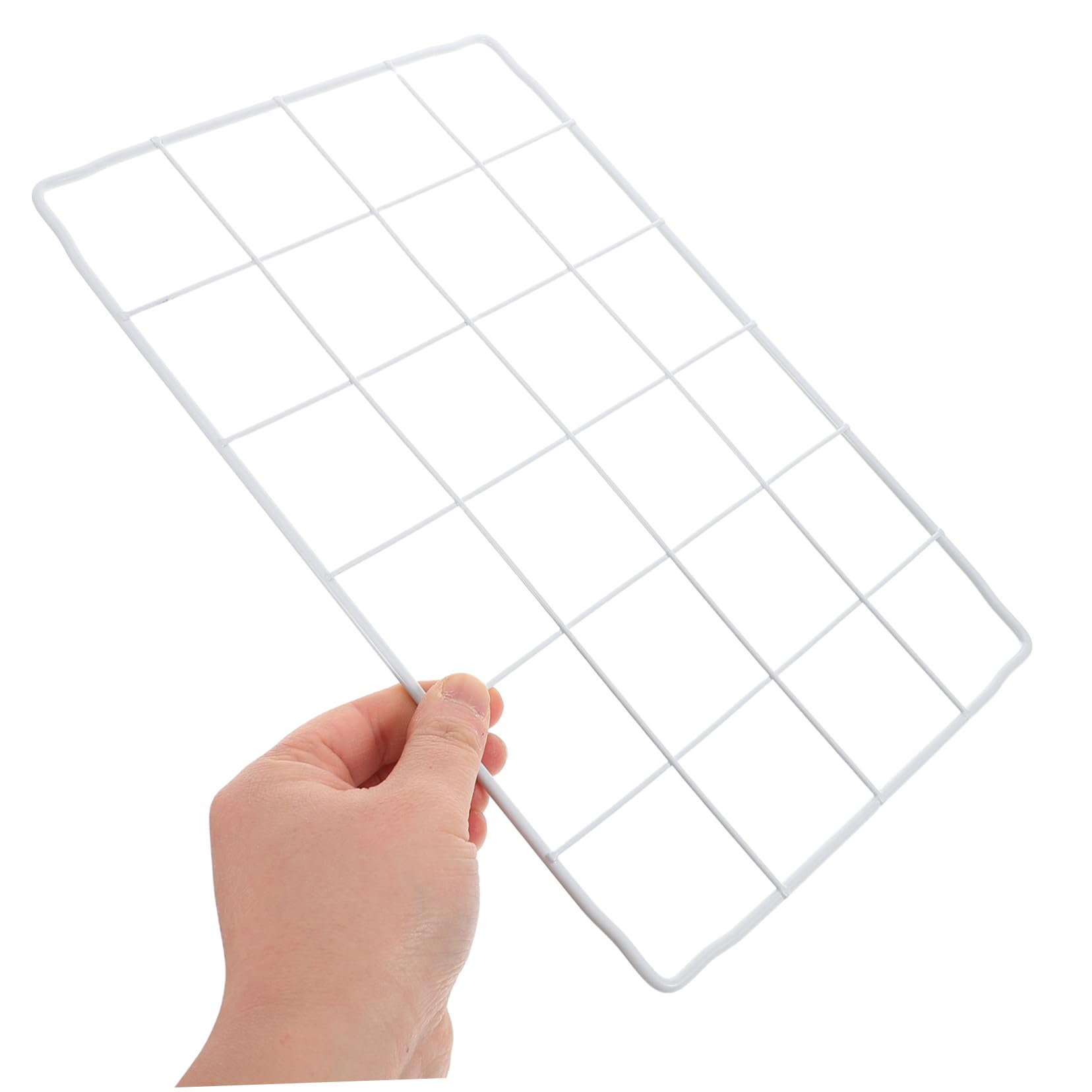 Contenitore Separatore per Freezer in Ferro, Bianco, Griglia