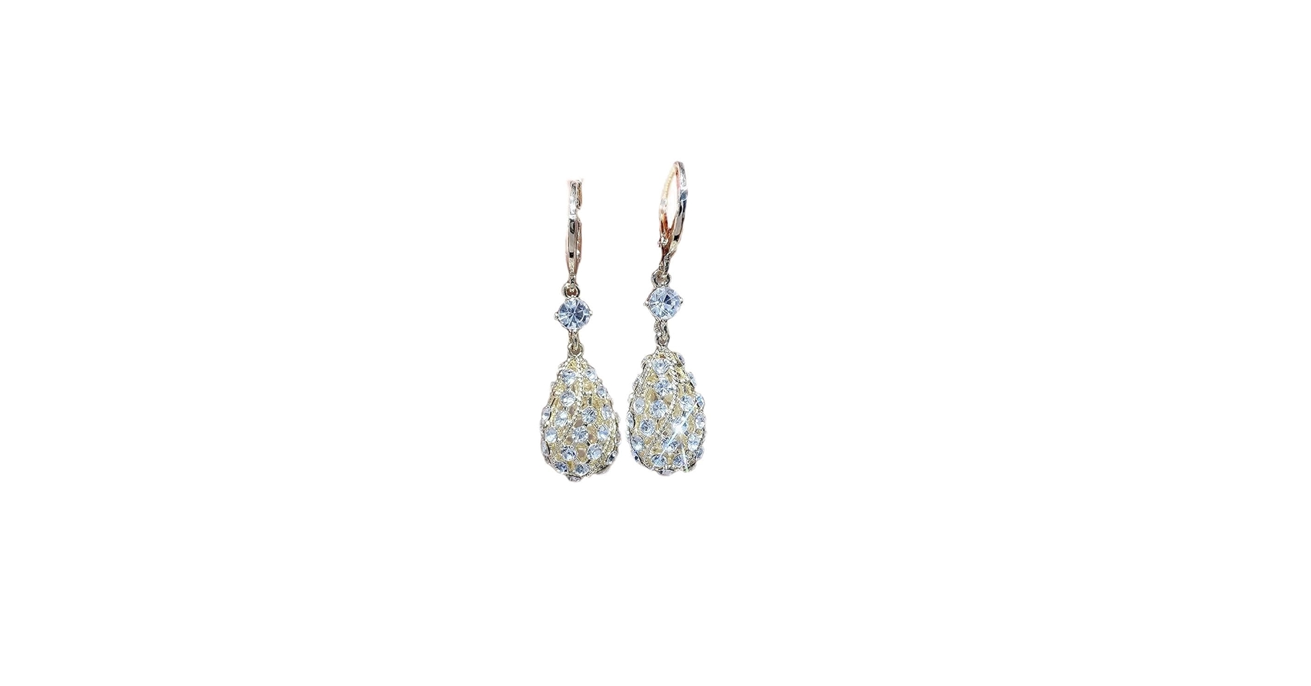 Amazon.com: Fashion Diamond Water-Drop Earrings, Water Drop