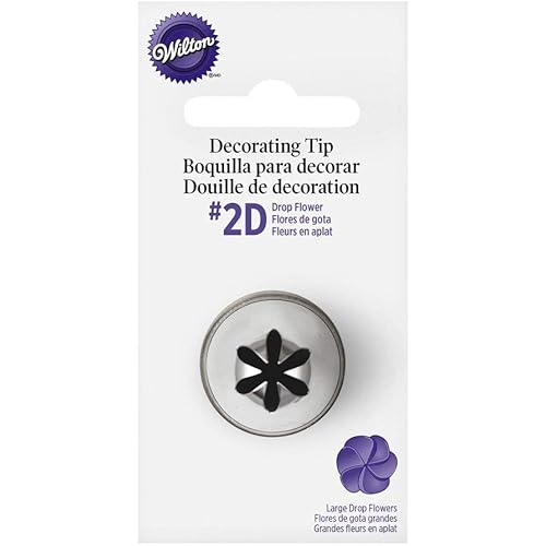 Wilton No.2D Decorating Tip, Drop Flower
