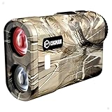 Hunting Range Finder 3280 Yards, CIGMAN Rechargeable Laser Rangefinder 6X Magnification, 7 Modes Rangefinder with Slope, Distance, Angle, Speed, Scan, Waterproof Hunting Gear for Hunter (Camo)