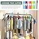 Keadic 31 Stück Rechteckige Kleiderschrank Rack Größe Dividers, 6 Farben Blank Hanging Labels Closet Separators Garment Organizer Hanger Markers für Home Clothing Store