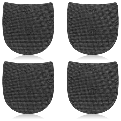 IANFAN 2 Pairs Shoe Repair Rubber Heels, Anti-Slip shoe heel repair kit Cuttable Boot Heel Replacement 1/6 Inch (4 mm) Thick RubberHeel Replacement for Women Men Boots
