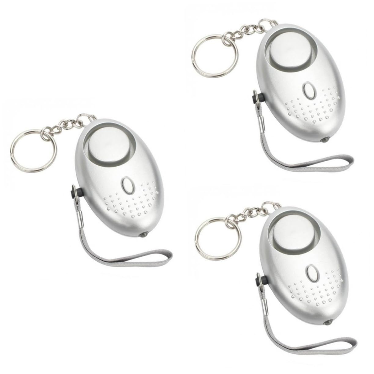 OSALADI 6pièces Alarme Personnelle avec Lampe LED Sécurité pour Femmes Garçon Fille Et Personnes Âgées Alarme Urgence Portable pour Joggeurs Et Travailleurs De Nuit