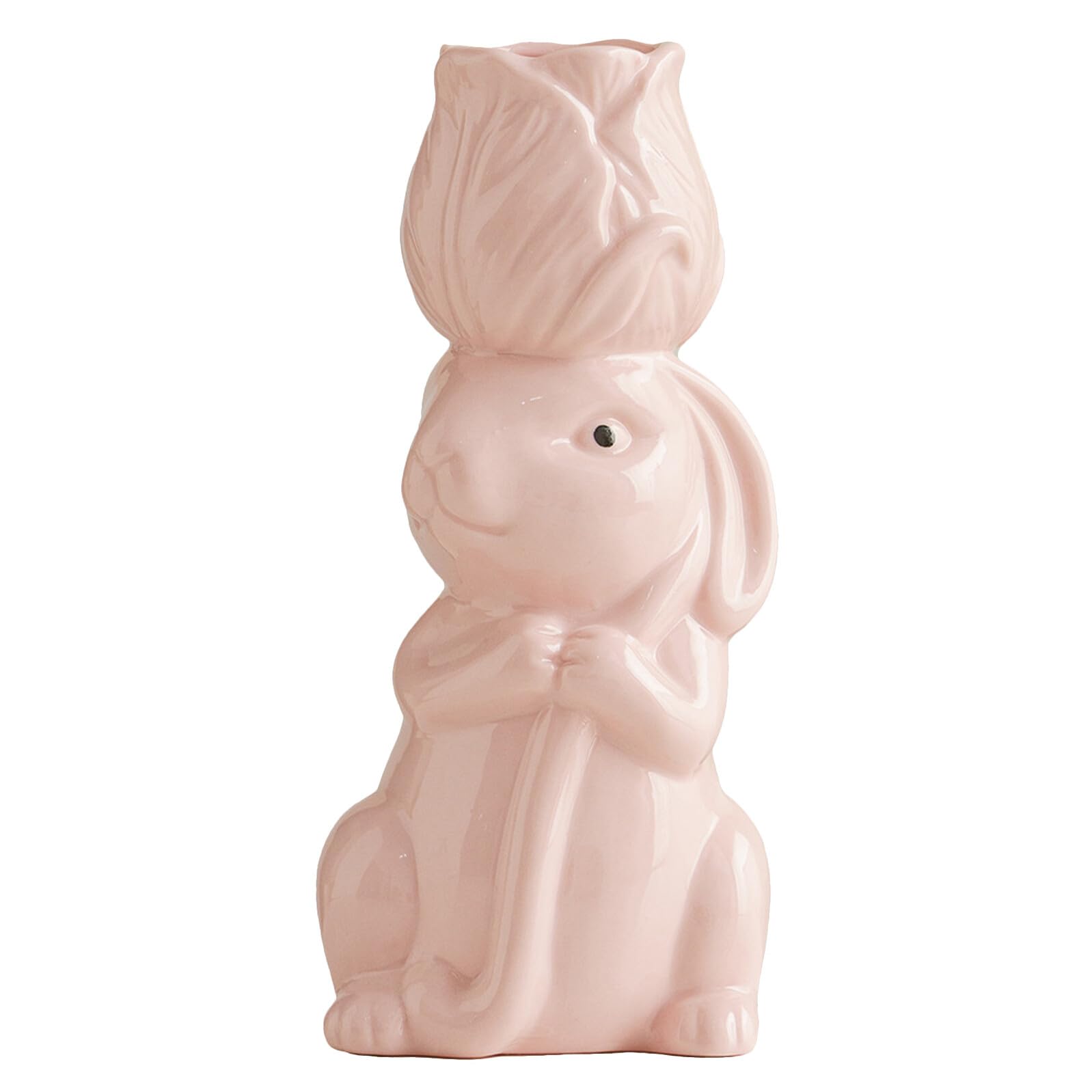 Florero de cerámica decorativo ideal como regalo del Día de la Madre para salones elegantes