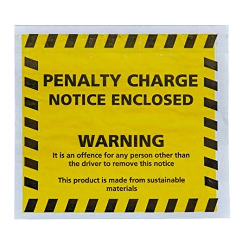 Penalty Charge Notice Enclosed Wallets - 1000 - Warning It is an Offence for Any Person Other Than The Driver to Remove This Notice Cover