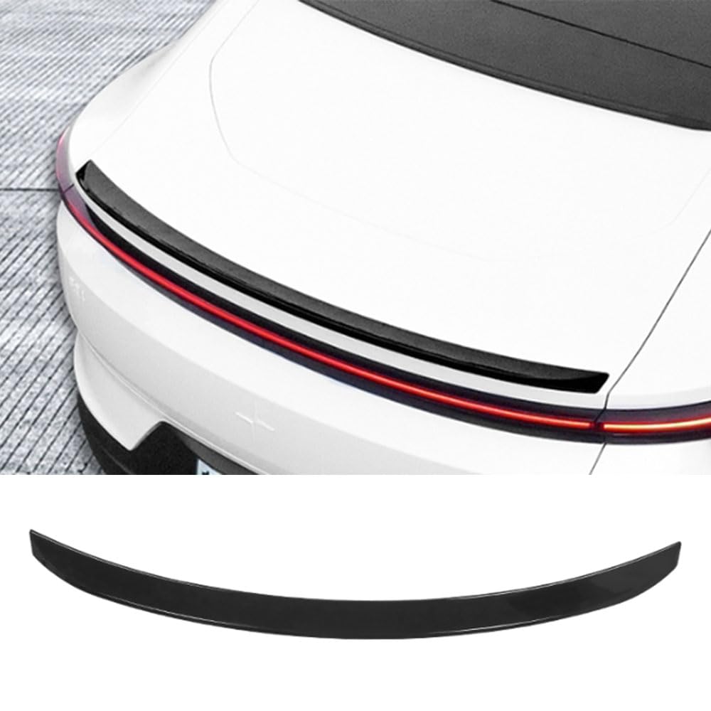 Premium ABS Heckspoiler Spoiler für Polestar 4 2020-2025, Autos Heckspoiler Flügel Auto Sport Styling Kits, 3M Kleber