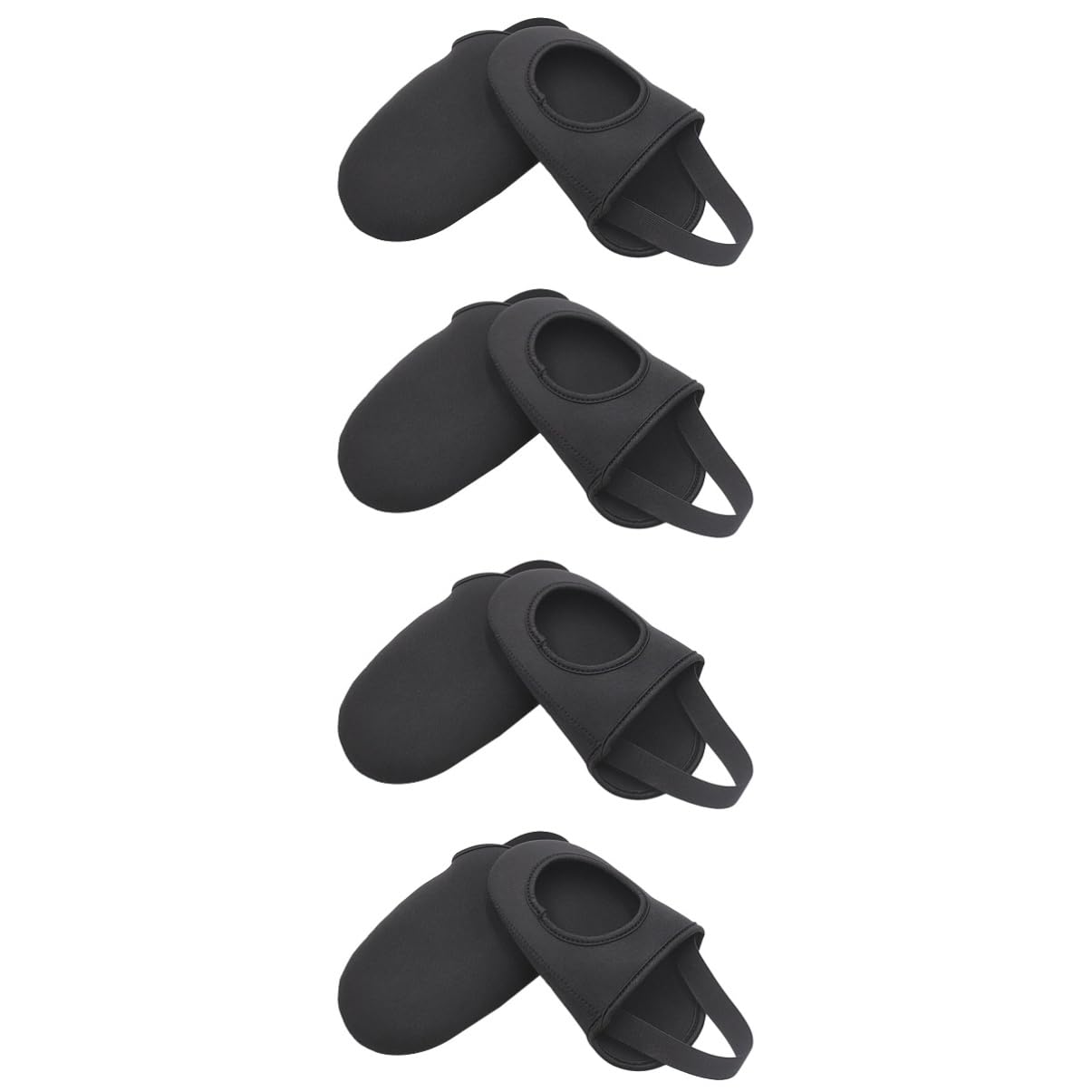 Toddmomy Cubrezapatillas de Ciclismo Anti- montaña Protector Acolchado Tobillo térmicas Lana Cubre Zapatos para Ciclismo Cubierta del Zapato Banda elástica Black
