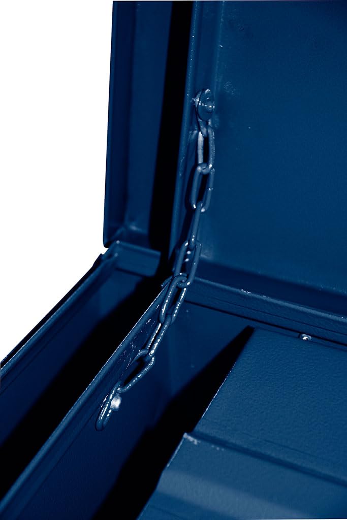 Cogex - Set di 3 scatole in metallo lucchetti, colore: blu, dimensioni: 70700 x 330 x 310 mm, 100800 x 390 x 340 mm, 150900 x 450 x 370 mm