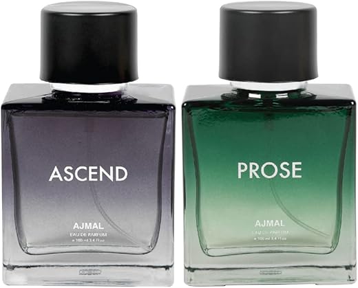 Ajmal Ascend for Men and Women & Prose for Men EDP Combo pack of 2 each 100ml (Total 200ML) (Ascend_Prose_EDP)