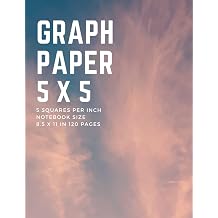 graph paper notebook 5 squares per inch Professional Composition Notebook Quad Ruled