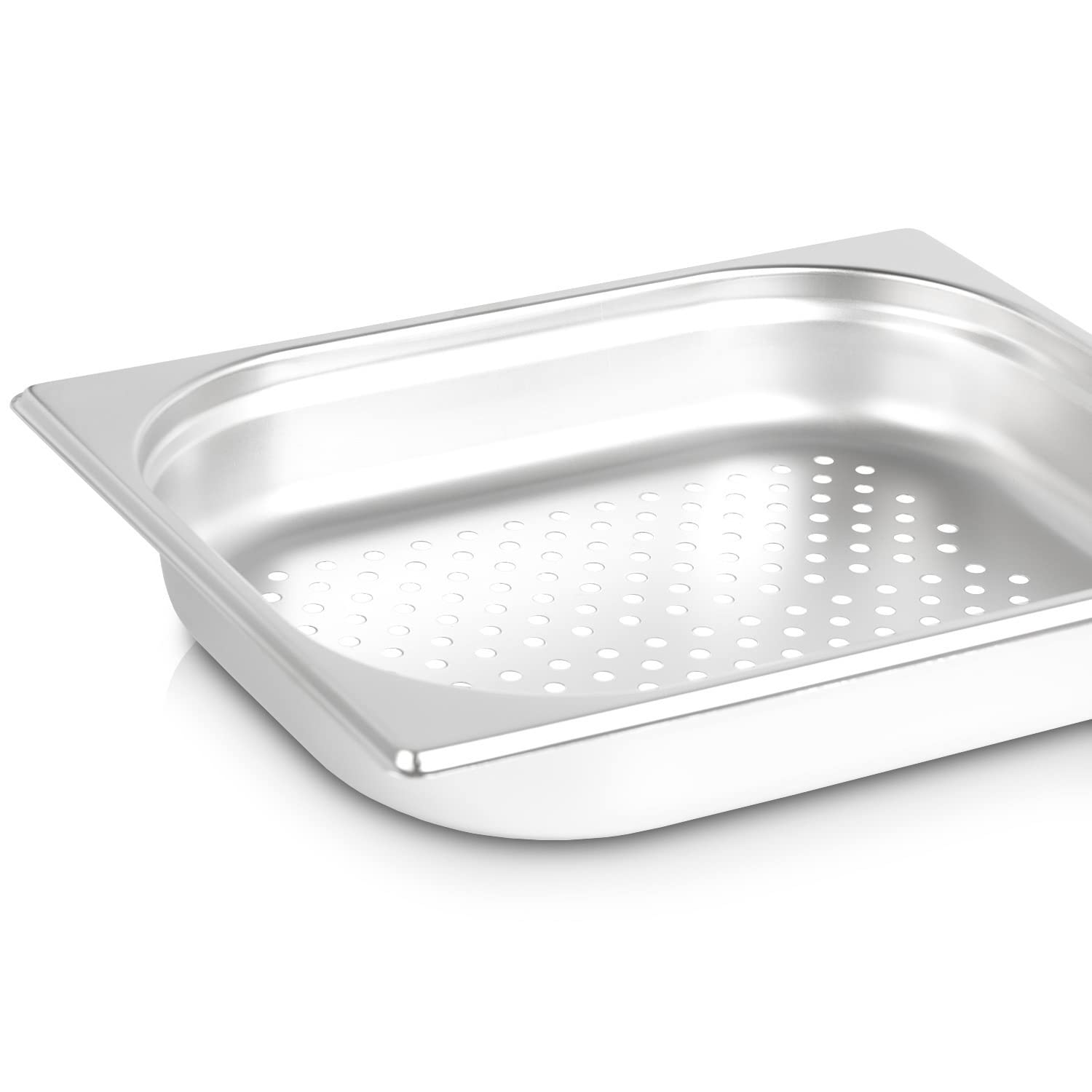 Contenitore Gastronorm 1/2 Perforato 40mm - Acciaio Inox Per Bain Marie - Foto 3