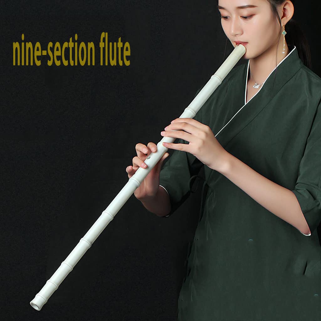 TsoLay Flauto principiante Flauto Cinese Chiave G Verticale ABS Flauto 9 Annodato Xiao No Crack Strumenti Musicali Tradizionale a fiato Xiao Flauto Flauto principiante Strumento Musicale