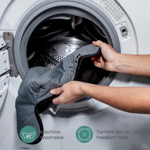 Lynmark® x2 Potty Training Car Seat Protector Cover - Waterproof Soft Piddle Pads for Toddlers Car Seat - Travel-Friendly Machine Washable Liner for Spills, Nappy Leaks, Accident - Grey & Black - Image 4