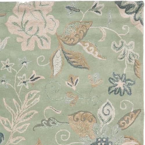 Image of Hand Tufted Premium Rug Premium Wool Carpet for Living Room Bedroom and Hall Size 9x12 Feet Color Multi