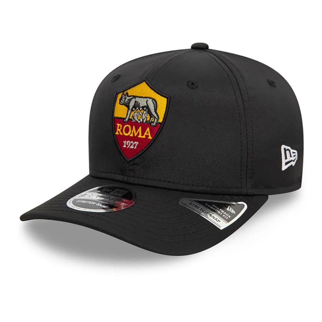 New Era 9Seventy Stretch-Snap Cap - AS Roma Black