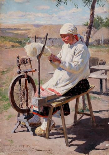 Affiche De Arts le Spinner Vinogradov en Toile pour Bureau 60x90cm