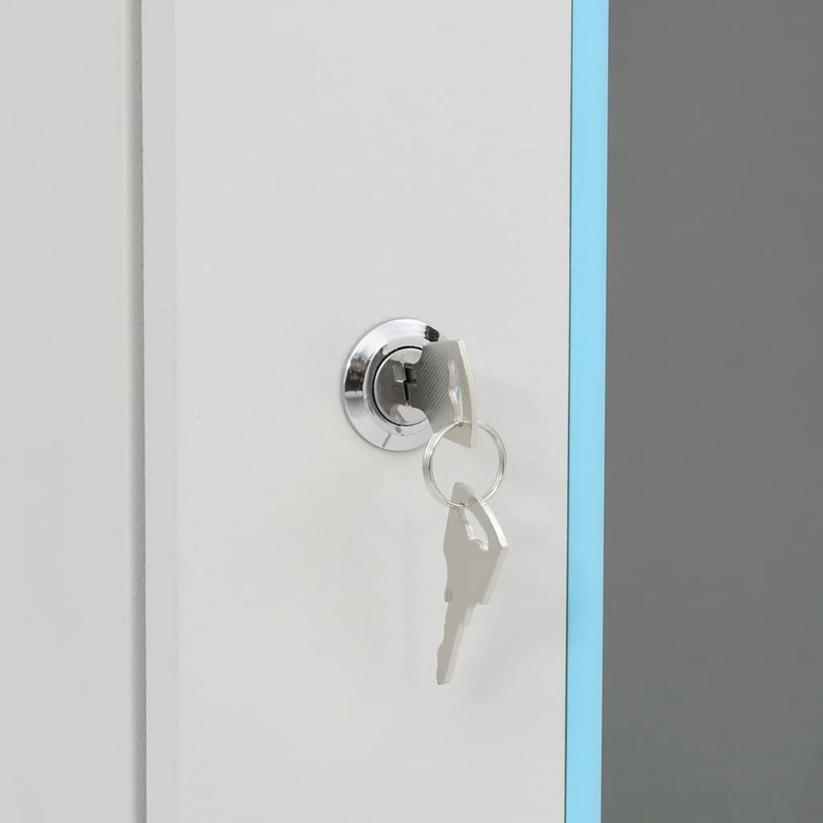 4U Armadio di rete da parete da 19 pollici, grigio, in acciaio laminato a freddo con porta frontale chiudibile, 53 x 40 x 21 cm, per ufficio e infrastrutture IT