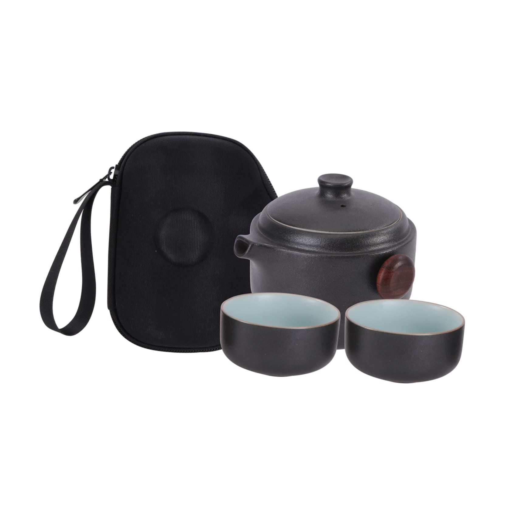 Teiera per Adulti, Tazza da tè, Cucchiaio, Tazza da tè Cinese, Set Portatile per Una Persona