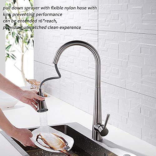 Mélangeur de lavabo d'évier de cuisine au design épuré - 6