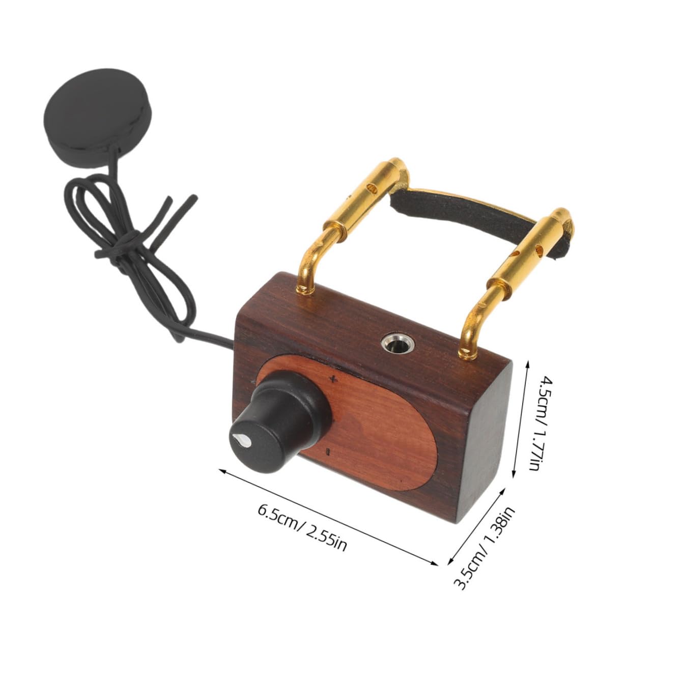 Abaodam Pickup Piezoelettrico Per Violino Violoncello Mandolino Ukulele e Chitarra Acustica Accessorio Per Amplificazione Del Suono Senza Danneggiare La Finitura Per Performance Live e Pra