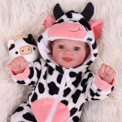 Muñeca Reborn BABESIDE 17 Pulgadas Cuerpo Suave Realista miniatura 3
