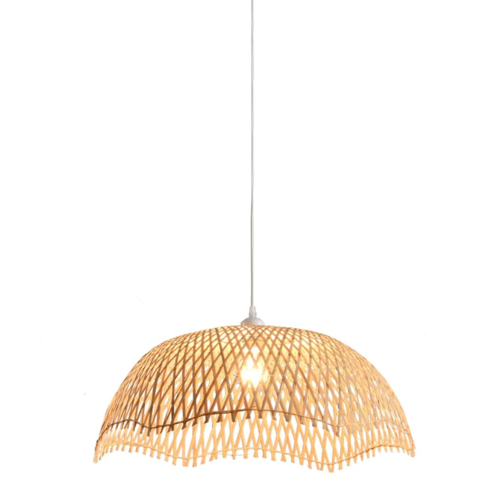 CJSLXGBL Bamboo Farmhouse Chandelier Light Fixtures, Boho Large Pendant Light,Hand Woven Chandeliers,Rustic Chandeliers Hanging Light Fixtures,for Kitchen Island,Dining