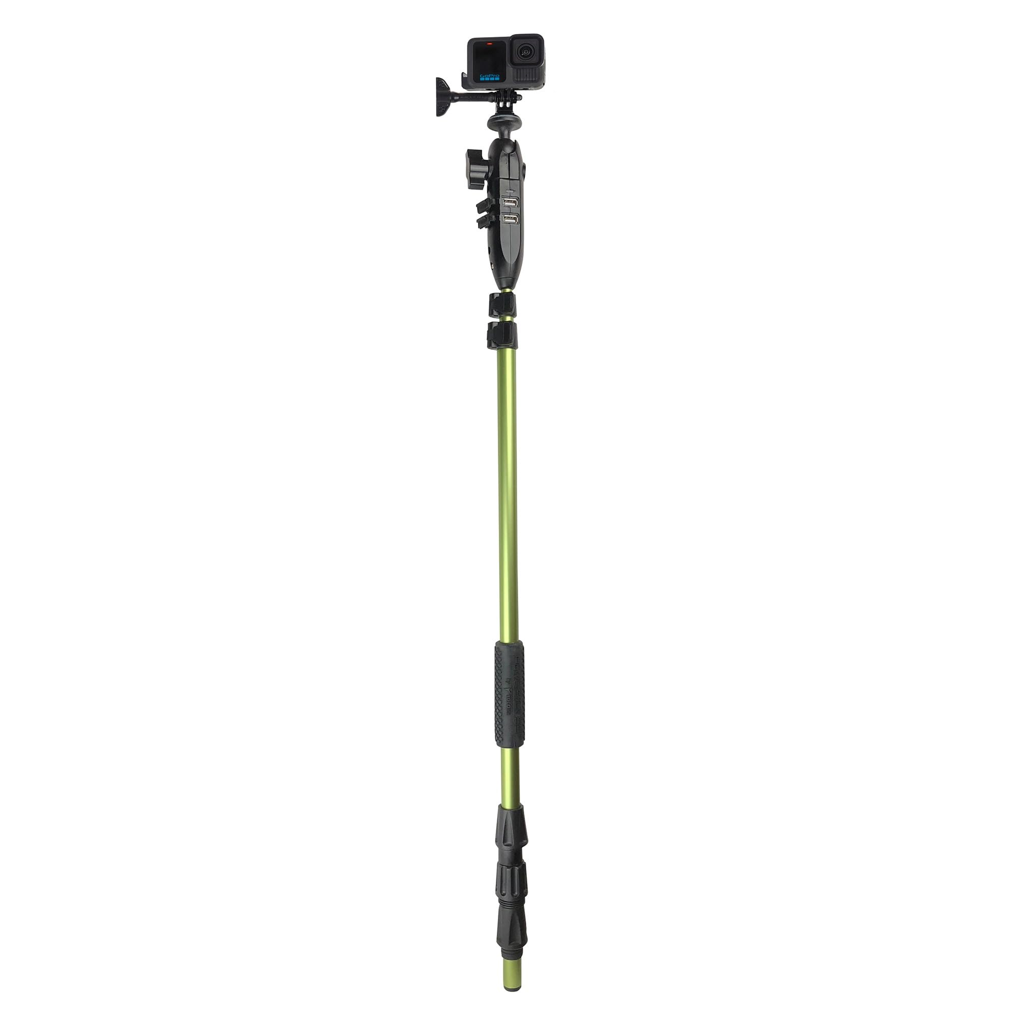YOLOtek Veteran Owned - PowerStick 53 Stick Only - Boat Mount Give Constant Power for GoPro DJI Insta360 Mevo & All Action Cameras - Hands-Free Recording While Fishing or Boating product thumbnail 2