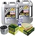 Produktbild QR-PARTS 69321582 Filter Set Inspektionspaket 10 Liter Liqui Moly Motoröl Special Tec F 5W-30 MANN-FILTER Luftfilter Ölfilter