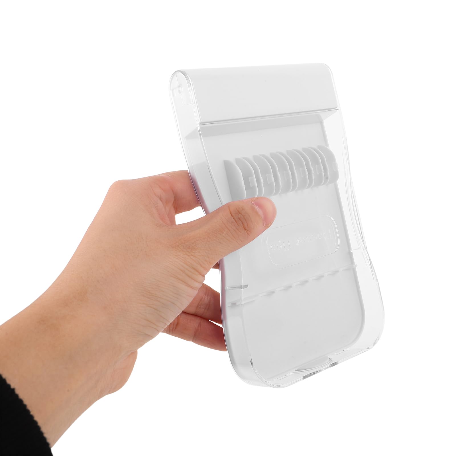 Homoyoyo Custodia Porta Ugelli per Idropulsore da Viaggio e Casa, Organizer per 6 Punte Compatibili, Contenitore Anti-polvere per Testine Irrigatore Orale