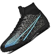 VLOOKST Fußballschuhe Herren High Top Trainingsschuhe Cleats Athletics Jugendliche Erwachsene Pro...