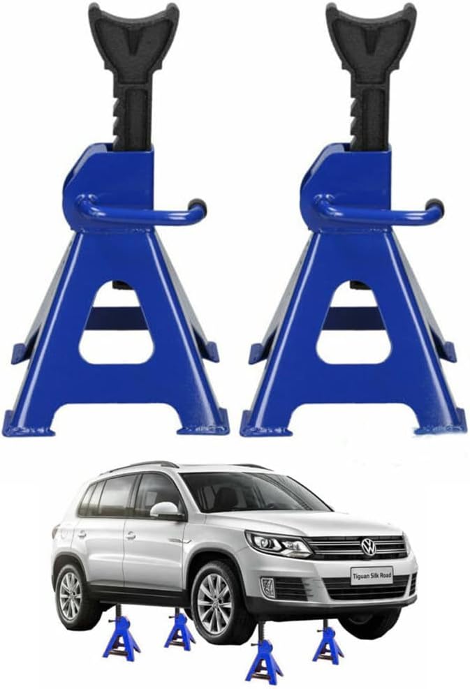 Ratcheting Axle Stand, 3 Ton Adjustable Heavy Duty Axle Jack Stands for