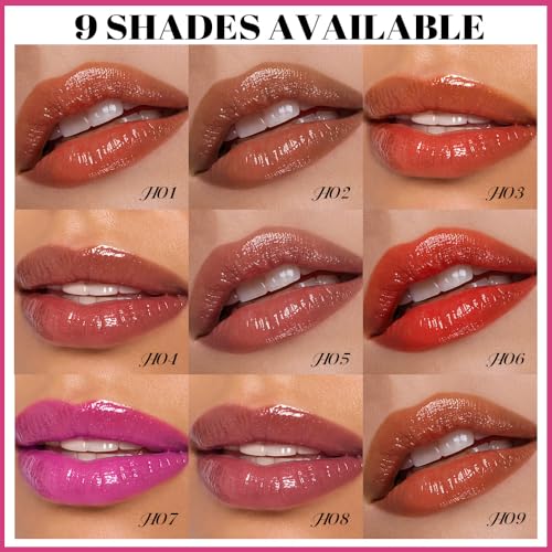 Image of evpct Maple Red Matte Liquid Lipstick Marker Pen Lip Liner Set with Lip Oil, Shine Finish, 2 in 1 Lipgloss Lipstick Long Lasting Waterproof for Women, Lips Color Stain 24hr Original Smudge Proof