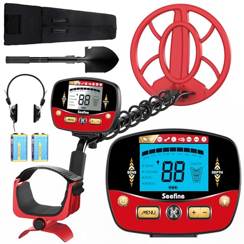 Metal Detector for Adults, Professional Metal Detector with 5 Modes LCD Display 10' IP68 Waterproof...