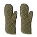 15 Inch Flame Resistant Oven Mitts Flame Retardant up to 400°F Set of 2